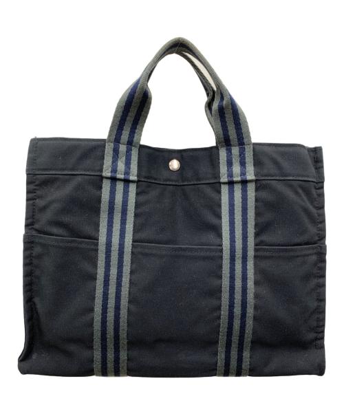 HERMES（エルメス）HERMES (エルメス) ハンドバッグ　フールトゥ ブラックの古着・服飾アイテム