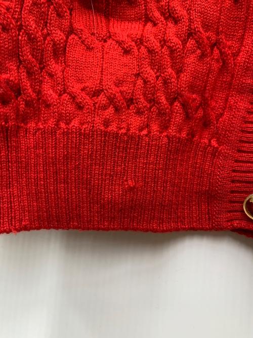 Burberry's（バーバリーズ）Burberry's (バーバリーズ) 厚手ニット レッド サイズ:42の古着・服飾アイテム