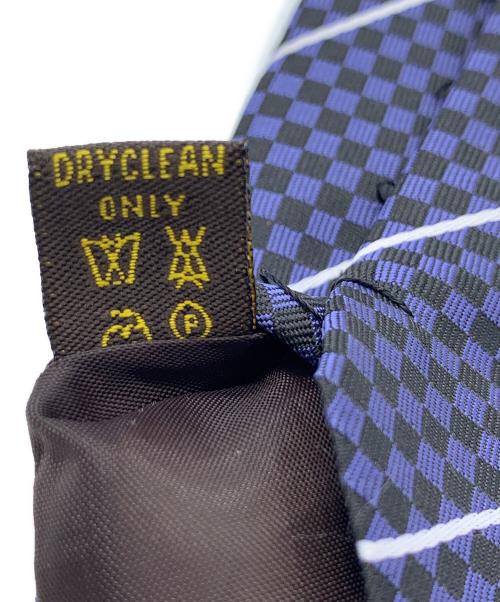 LOUIS VUITTON（ルイ ヴィトン）LOUIS VUITTON (ルイ ヴィトン) ネクタイ ネイビー×ホワイト サイズ:ーの古着・服飾アイテム