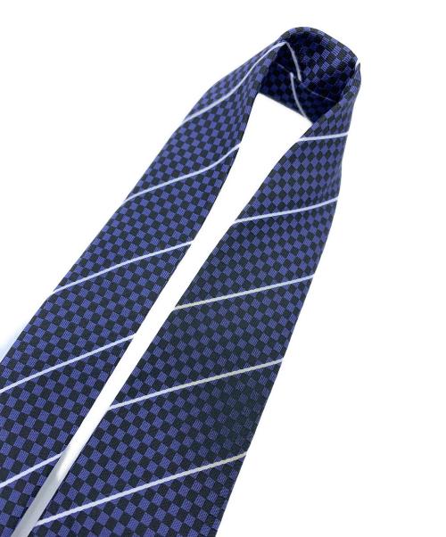 LOUIS VUITTON（ルイ ヴィトン）LOUIS VUITTON (ルイ ヴィトン) ネクタイ ネイビー×ホワイト サイズ:ーの古着・服飾アイテム
