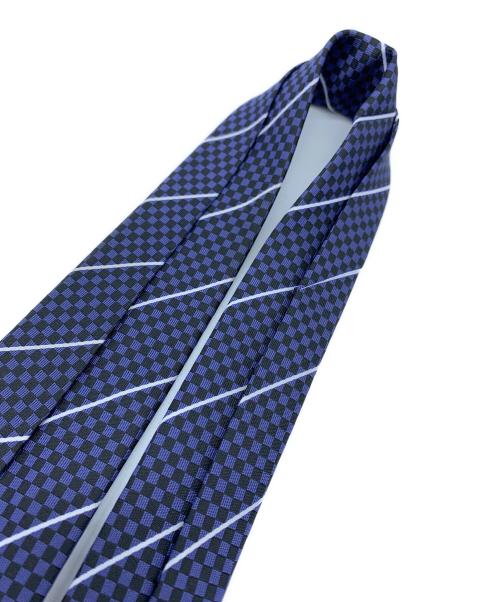LOUIS VUITTON（ルイ ヴィトン）LOUIS VUITTON (ルイ ヴィトン) ネクタイ ネイビー×ホワイト サイズ:ーの古着・服飾アイテム