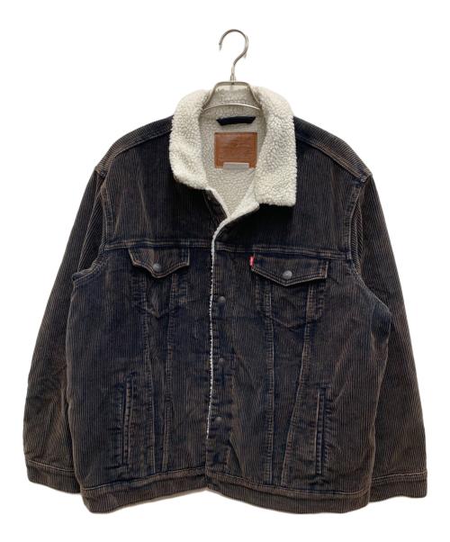 LEVI'S PReMIUM（リーバイス プレミアム）LEVI'S PReMIUM (リーバイス プレミアム) コーデュロイジャケット ブラウン×ホワイト サイズ:XLの古着・服飾アイテム