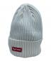 SUPREME（シュプリーム）の古着「ニット帽 Overdyed Ribbed Beanie」｜アイボリー