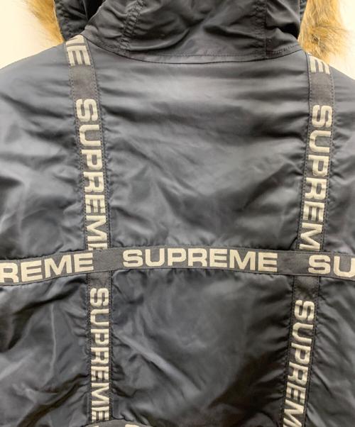 SUPREME（シュプリーム）Supreme (シュプリーム) 中綿ジャケット ブラック×オレンジ サイズ:Lの古着・服飾アイテム