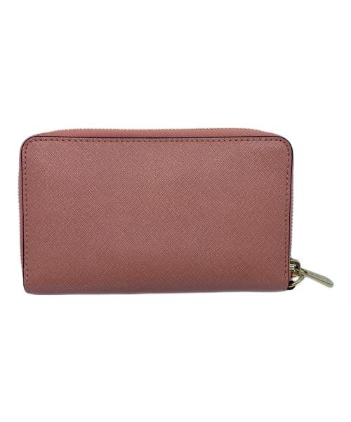 MICHAEL KORS（マイケルコース）MICHAEL KORS (マイケルコース) 長財布 ピンクの古着・服飾アイテム