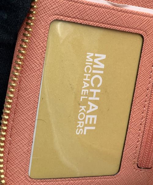 MICHAEL KORS（マイケルコース）MICHAEL KORS (マイケルコース) 長財布 ピンクの古着・服飾アイテム