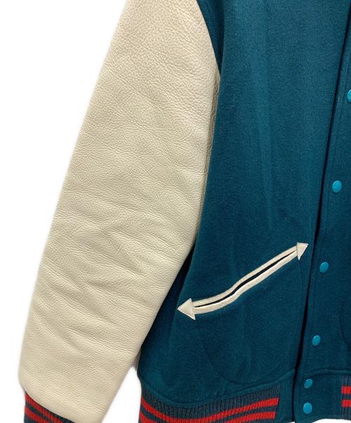 GDC（ジーディーシー）GDC (ジーディーシー) スタジャン グリーン×ベージュ サイズ:Mの古着・服飾アイテム