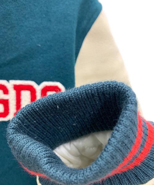 GDC（ジーディーシー）GDC (ジーディーシー) スタジャン グリーン×ベージュ サイズ:Mの古着・服飾アイテム