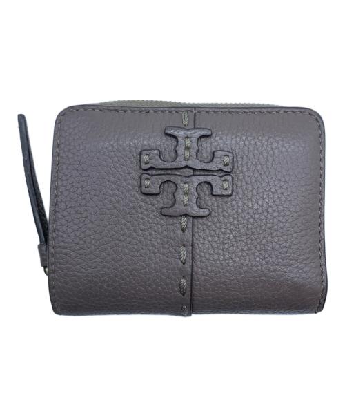 TORY BURCH（トリーバーチ）TORY BURCH (トリーバーチ) 2つ折り財布 グレーの古着・服飾アイテム