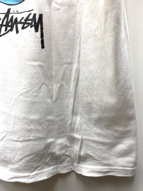 stussy（ステューシー）stussy (ステューシー) 半袖カットソー ホワイト サイズ:Lの古着・服飾アイテム