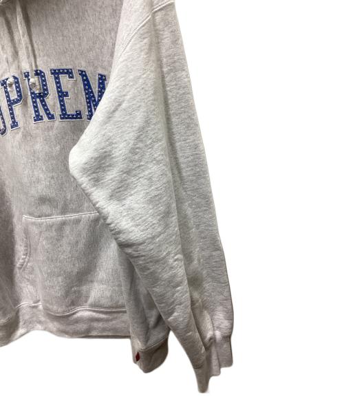 SUPREME（シュプリーム）Supreme (シュプリーム) Stars Arc Hooded Sweatshirt グレー サイズ:LARGEの古着・服飾アイテム