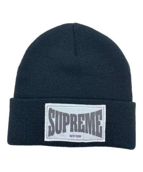 SUPREME（シュプリーム）Supreme (シュプリーム) ニット帽 ブラックの古着・服飾アイテム