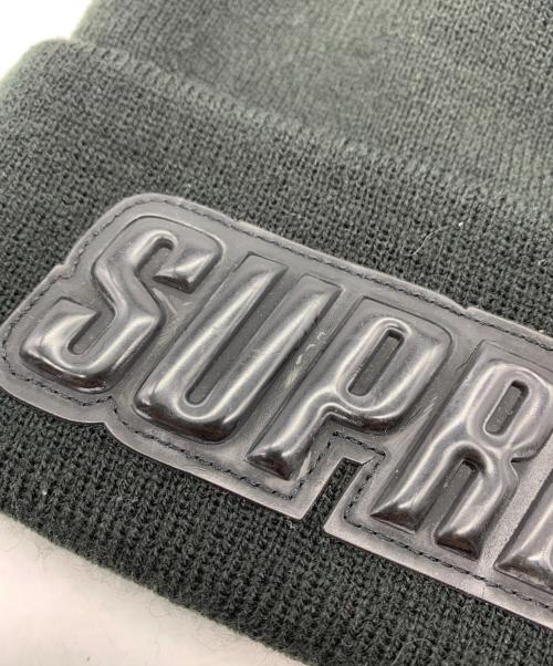 SUPREME（シュプリーム）Supreme (シュプリーム) ニット帽 ブラックの古着・服飾アイテム