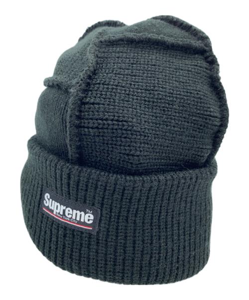 SUPREME（シュプリーム）Supreme (シュプリーム) ニット帽 ブラックの古着・服飾アイテム