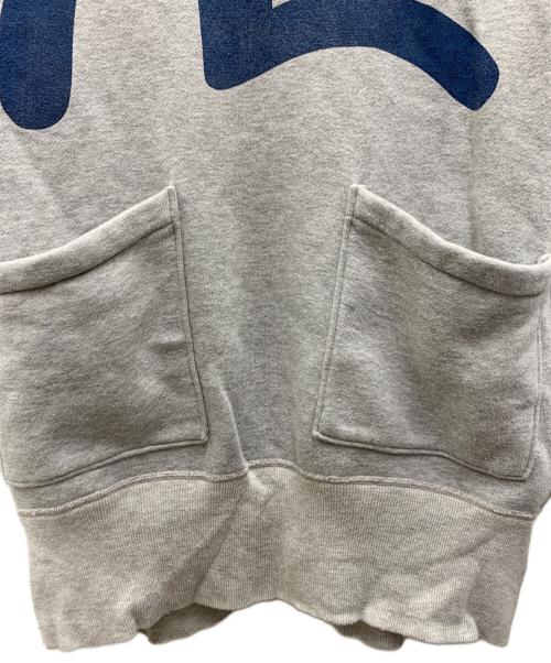EVISU（エヴィス）EVISU (エヴィス) 後付けパーカー グレー サイズ:38の古着・服飾アイテム