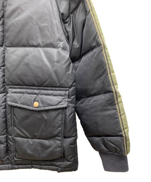 EVISU（エヴィス）EVISU (エヴィス) ダウンジャケット ブラック×カーキ サイズ:38の古着・服飾アイテム
