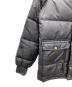 中古・古着 EVISU (エヴィス) ダウンジャケット ブラック×カーキ サイズ:38：8000円