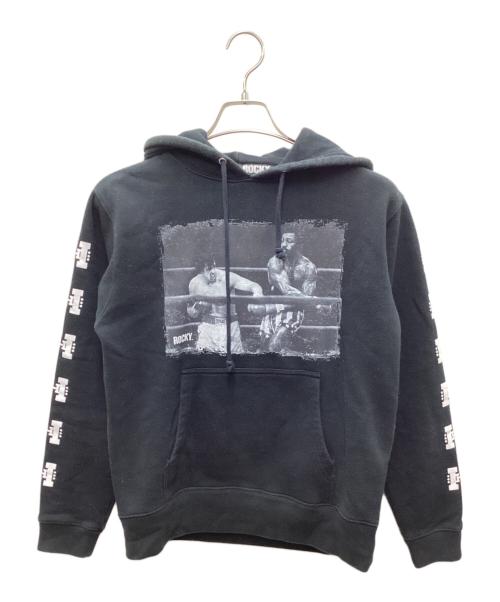 Hard Hit（ハードヒット）Hard Hit (ハードヒット) ROCKY (ロッキー) プルオーバーパーカー ブラック サイズ:Mの古着・服飾アイテム