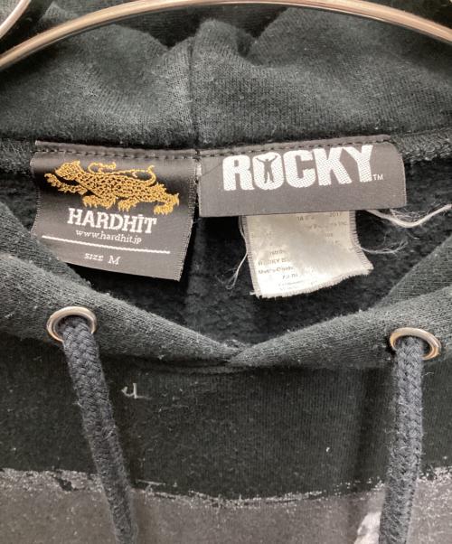 Hard Hit（ハードヒット）Hard Hit (ハードヒット) ROCKY (ロッキー) プルオーバーパーカー ブラック サイズ:Mの古着・服飾アイテム