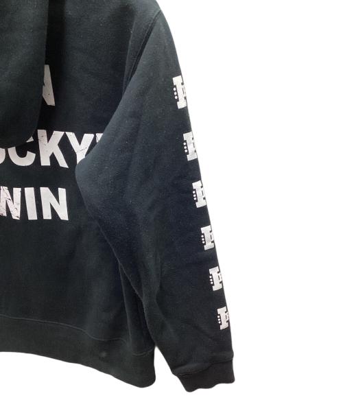 Hard Hit（ハードヒット）Hard Hit (ハードヒット) ROCKY (ロッキー) プルオーバーパーカー ブラック サイズ:Mの古着・服飾アイテム