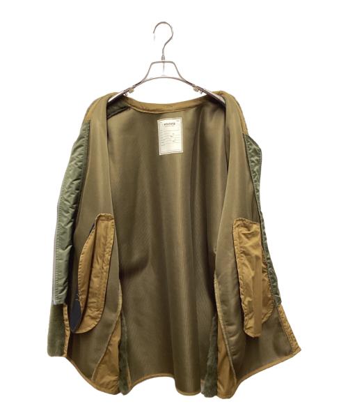 etsinta（エシンタ）etsinta (エシンタ) ファー切替ジャケット オリーブ サイズ:ONEの古着・服飾アイテム