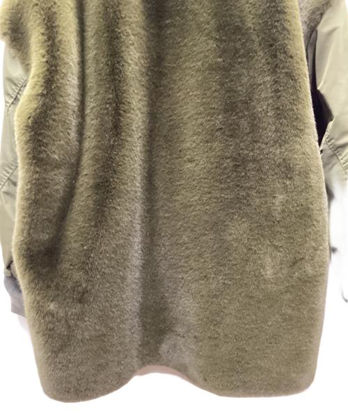 etsinta（エシンタ）etsinta (エシンタ) ファー切替ジャケット オリーブ サイズ:ONEの古着・服飾アイテム