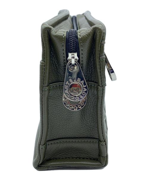 CASTELBAJAC（カステルバジャック）CASTELBAJAC (カステルバジャック) 2WAYショルダーバッグ オリーブ×ブラックの古着・服飾アイテム