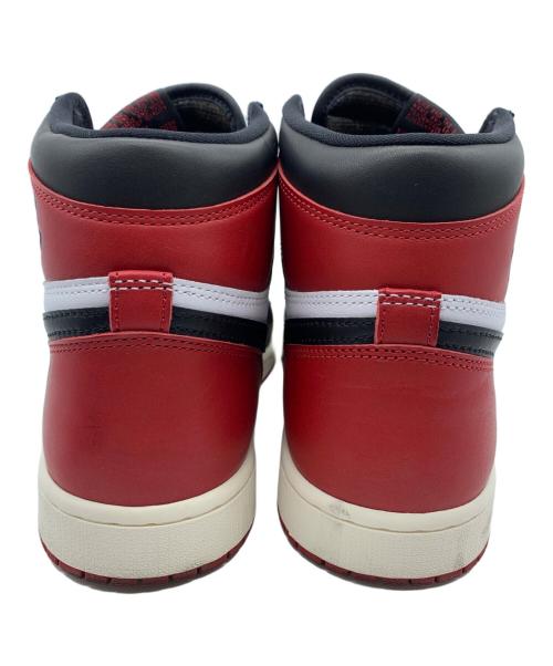 NIKE（ナイキ）NIKE (ナイキ) Air Jordan 1 Retro High OG ブラック×レッド サイズ:27の古着・服飾アイテム