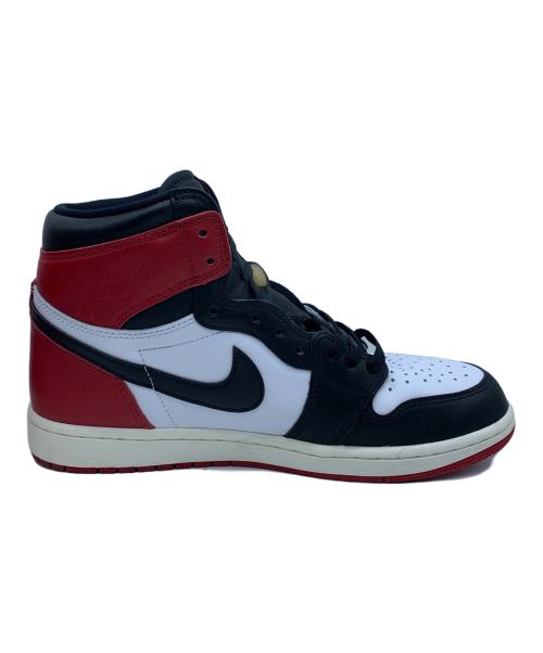 NIKE（ナイキ）NIKE (ナイキ) Air Jordan 1 Retro High OG ブラック×レッド サイズ:27の古着・服飾アイテム
