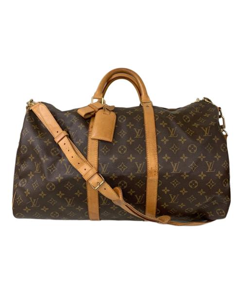 LOUIS VUITTON（ルイ ヴィトン）LOUIS VUITTON (ルイ ヴィトン) キーポル・バンドリエール50 ボストンバッグ ブラウンの古着・服飾アイテム