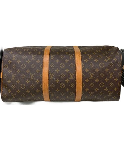 LOUIS VUITTON（ルイ ヴィトン）LOUIS VUITTON (ルイ ヴィトン) キーポル・バンドリエール50 ボストンバッグ ブラウンの古着・服飾アイテム