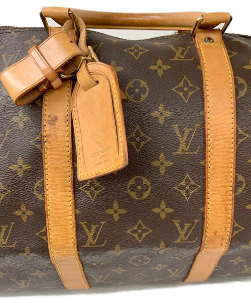 LOUIS VUITTON（ルイ ヴィトン）LOUIS VUITTON (ルイ ヴィトン) キーポル・バンドリエール50 ボストンバッグ ブラウンの古着・服飾アイテム