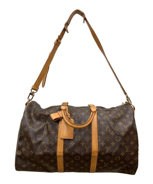 LOUIS VUITTON（ルイ ヴィトン）LOUIS VUITTON (ルイ ヴィトン) キーポル・バンドリエール50 ボストンバッグ ブラウンの古着・服飾アイテム