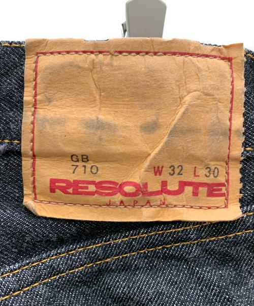 RESOLUTE（リゾルト）RESOLUTE (リゾルト) デニムパンツ ブラック サイズ:W32×L30の古着・服飾アイテム