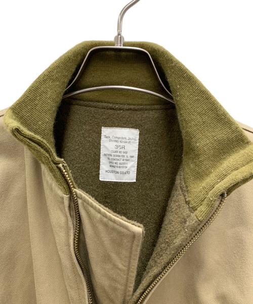 HOUSTON（ヒューストン）HOUSTON (ヒューストン) タンカースジャケット カーキ サイズ:36Rの古着・服飾アイテム