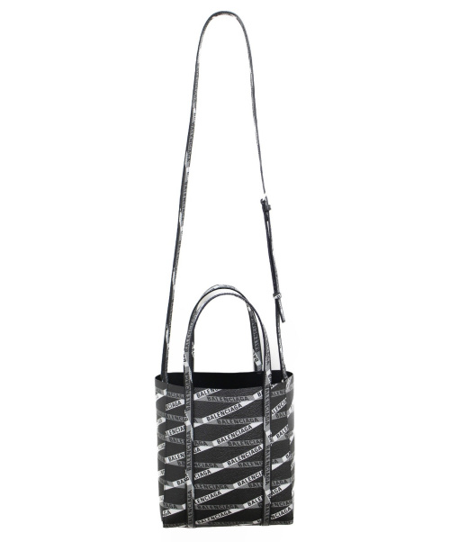 BALENCIAGA（バレンシアガ）BALENCIAGA (バレンシアガ) モノグラム エブリディトートXXS/2WAYバッグ　 ブラック サイズ:-の古着・服飾アイテム