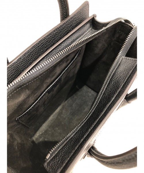 CELINE（セリーヌ）CELINE (セリーヌ) ラゲージナノショッパー ブラック サイズ:- 2WAYバッグの古着・服飾アイテム