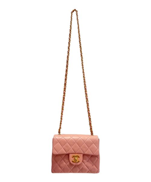 CHANEL（シャネル）CHANEL (シャネル) ミニマトラッセ ピンク サイズ:18の古着・服飾アイテム