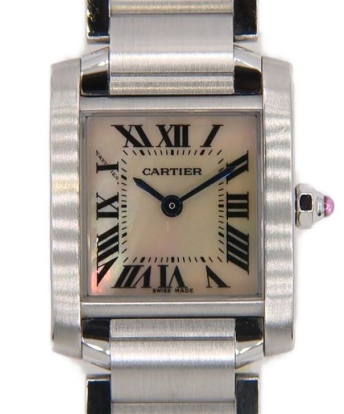 Cartier（カルティエ）Cartier (カルティエ) タンクフランセーズSM シェル文字盤 サイズ:20mmの古着・服飾アイテム