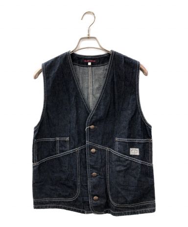 【未使用品】BLUE BLUE（ブルーブルー）デニムジレ ベスト サイズ4 XL 1030012557253035_01_9465.jpeg