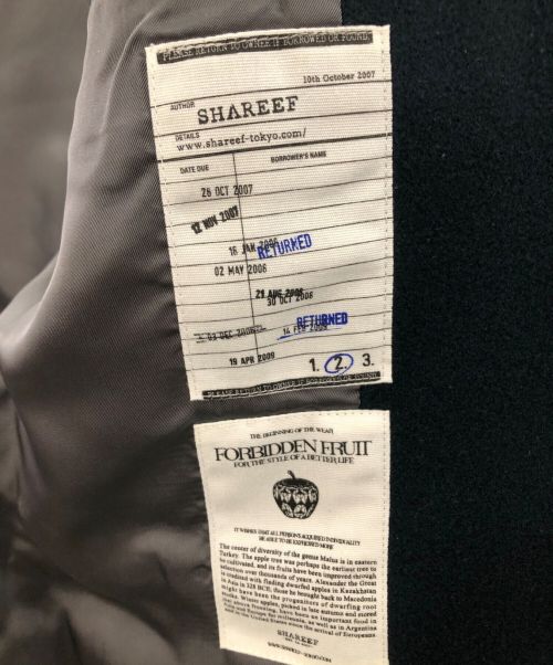 SHAREEF（シャリーフ）SHAREEF (シャリーフ) ウールテーラードジャケット ネイビー サイズ:2の古着・服飾アイテム