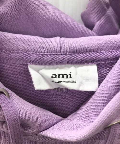 AMI Alexandre Mattiussi（アミアレクサンドルマテュッシ）AMI Alexandre Mattiussi (アミ アレクサンドル マテュッシ) パーカー バイオレット サイズ:Lの古着・服飾アイテム