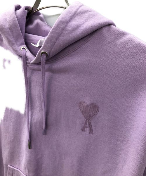 AMI Alexandre Mattiussi（アミアレクサンドルマテュッシ）AMI Alexandre Mattiussi (アミ アレクサンドル マテュッシ) パーカー バイオレット サイズ:Lの古着・服飾アイテム