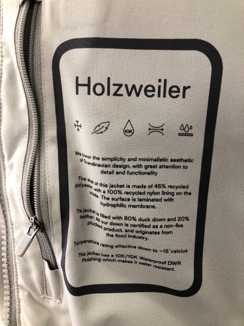HOLZWEILER（ホルスウィラー）HOLZWEILER (ホルスウィラー) ダウンジャケット 黄緑 サイズ:XSの古着・服飾アイテム