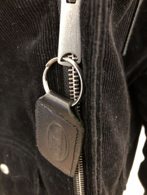 VANSON（バンソン）VANSON (バンソン) 裏ボアコーデュロイジャケット ブラック サイズ:XLの古着・服飾アイテム