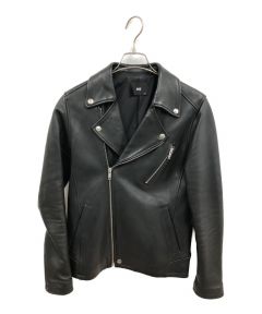 中古・古着通販】HARE (ハレ) シングルライダースジャケット ブラック