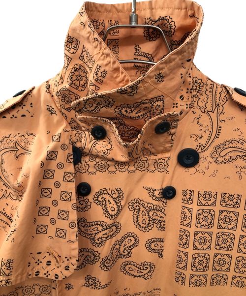 SUPREME（シュプリーム）SUPREME (シュプリーム) MILITARY TRENCH COAT オレンジ サイズ:Lの古着・服飾アイテム