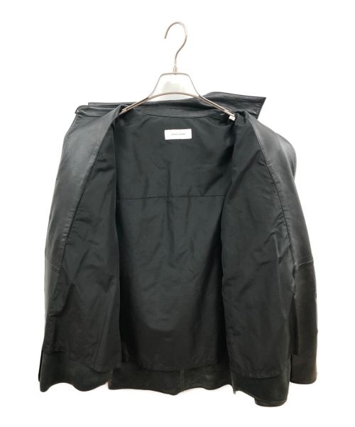 Adam et Rope（アダム エ ロペ）Adam et Rope (アダムエロペ) ラムレザージャケット ブラック サイズ:SIZE Mの古着・服飾アイテム