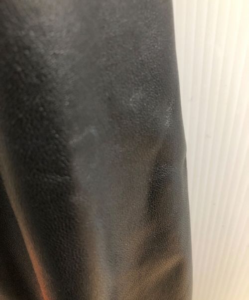 Adam et Rope（アダム エ ロペ）Adam et Rope (アダムエロペ) ラムレザージャケット ブラック サイズ:SIZE Mの古着・服飾アイテム