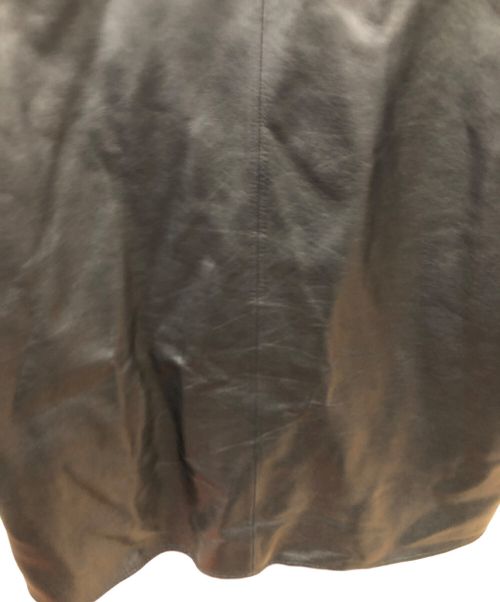 Adam et Rope（アダム エ ロペ）Adam et Rope (アダムエロペ) ラムレザージャケット ブラック サイズ:SIZE Mの古着・服飾アイテム